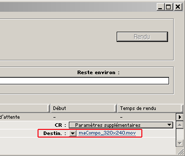 fichier de sortie